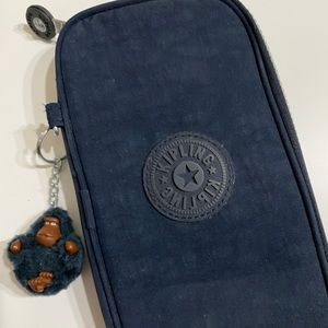Sold Kipling  pencil passport organizer case